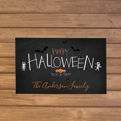 Personalized Happy Halloween Doormat