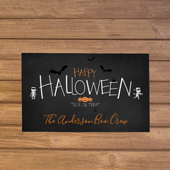 Personalized Happy Halloween Doormat