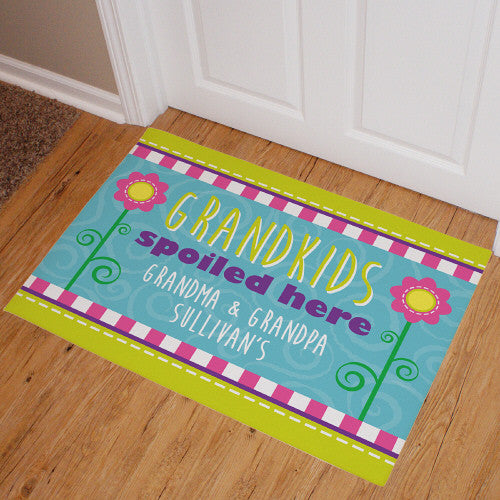 Grandkids Spoiled Here Doormat