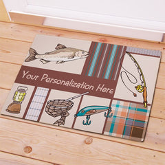 Fishing Welcome Mat