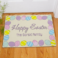 Happy Easter Personalized Doormat