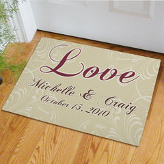 Love Personalized Doormat
