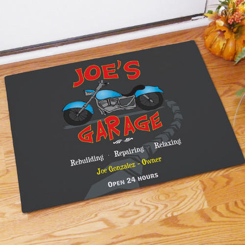 His Garage Doormat