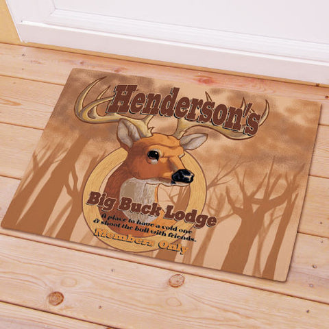 Big Buck Lodge Welcome Mat