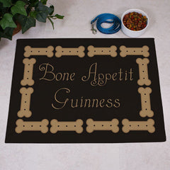 Bone Appetit Personalized Pet Meal Mat