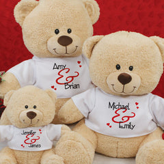 Couple's Personalized Teddy Bear- 3 sizes