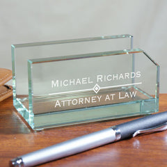 Engraved Business Card Holder