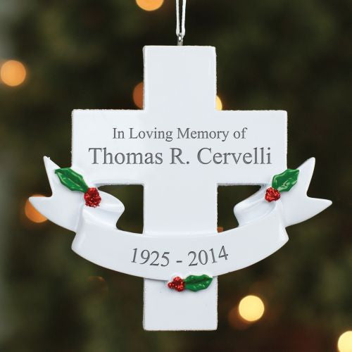 In Loving Memory Cross Ornament