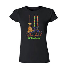 Wicked Witch Woman's Fitted T-Shirt- 5 colors