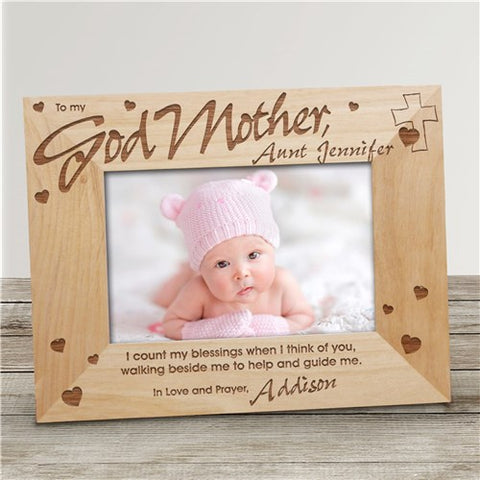 Godparent Engraved Photo Frame