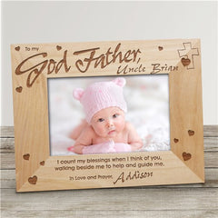 Godparent Engraved Photo Frame