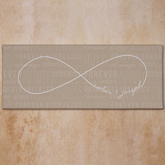 Infinity Symbol Canvas- more colors