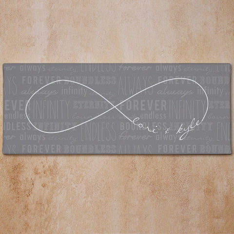 Infinity Symbol Canvas- more colors