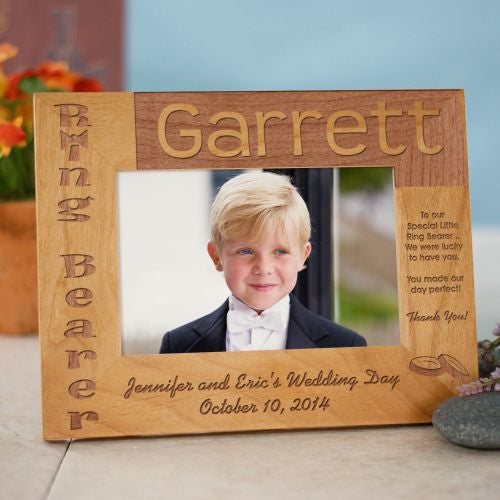 Ring Bearer Personalized Wood Frame
