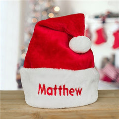 Embroidered Santa Hat