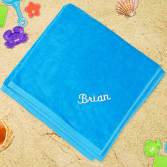 Embroidered Name Towel (5 colors)