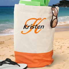 Embroidered Beach Duffel Bag- 5 colors