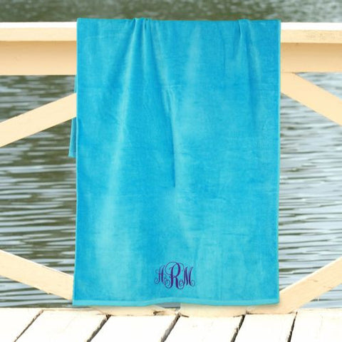 Embroidered Monogram Towel (5 colors)