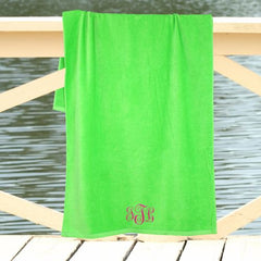Embroidered Monogram Towel (5 colors)