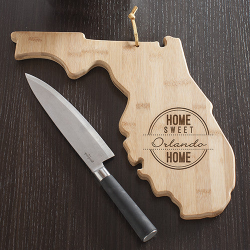 Personalized Florida Cutting Board