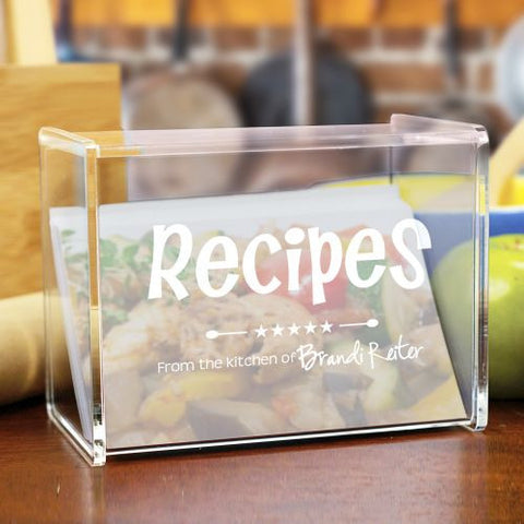 Chef's Signature Personalized Recipe Box