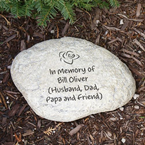 You Write It Memorial Garden Stone