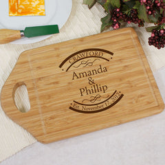 Personalized Couple's Cutting Board