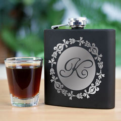 Woman's Black Flask