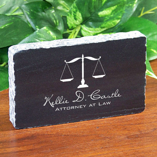 Engraved Marble Legal Keepsake