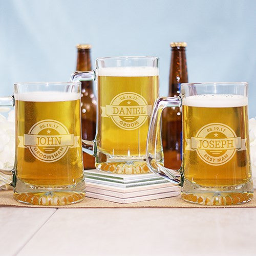 Custom Label Beer Mug