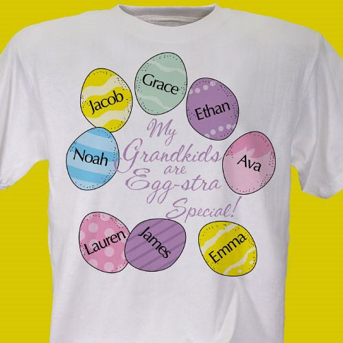 Eggstra Special Personalized Easter T-Shirt