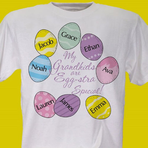 Eggstra Special Personalized Easter T-Shirt