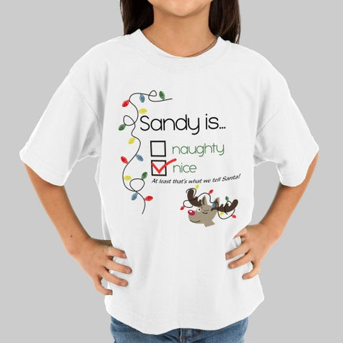 Child's Nice List Custom T-Shirt