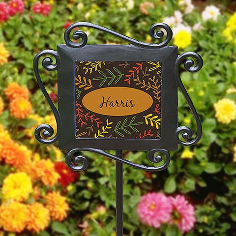 Fall Branches Garden Stake