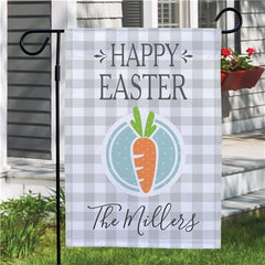 Personalized Happy Easter Garden Flag