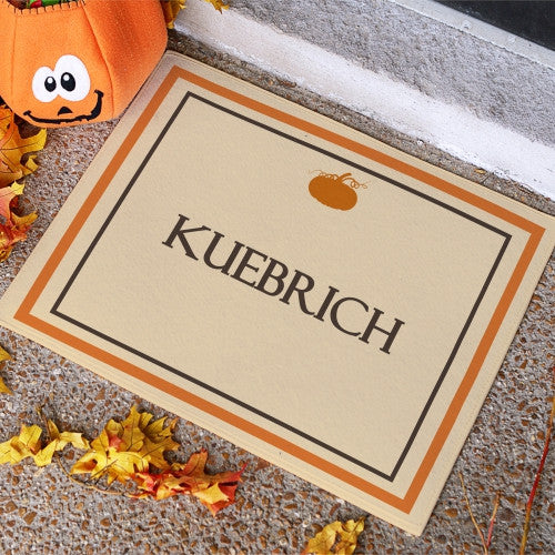 Fall Pumpkin Doormat