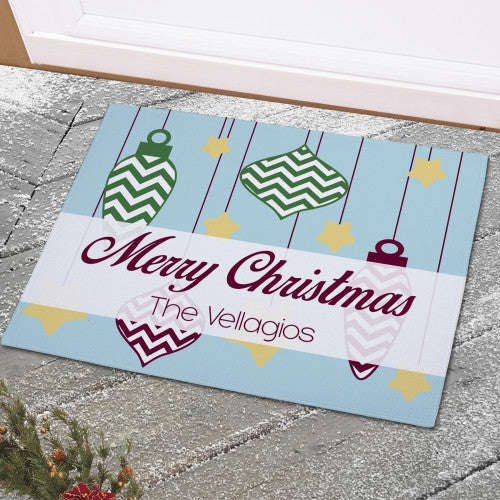 Christmas Ornaments Doormat