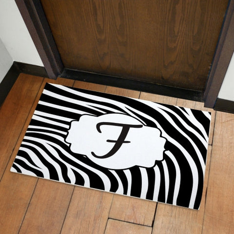 Zebra Print Doormat