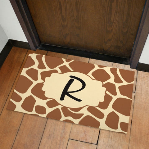 Giraffe Print Doormat