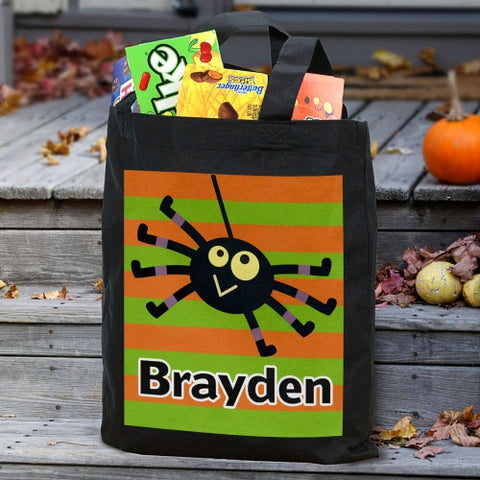 Boy Spider Personalized Treat Bag