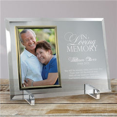 In Loving Memory Glass Picture Frame