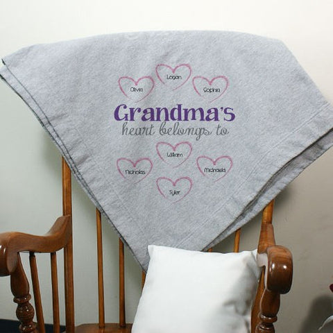 Personalized Heart Belongs To.. Sweatshirt Blanket