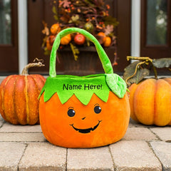 Personalized Pumpkin Trick or Treat Basket