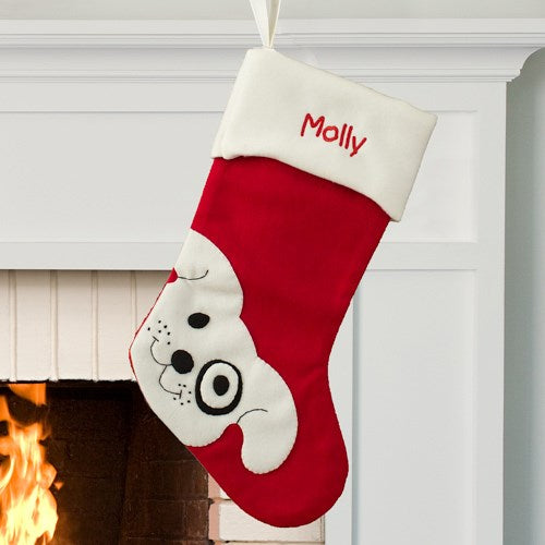 Personalized Dog Christmas Stocking