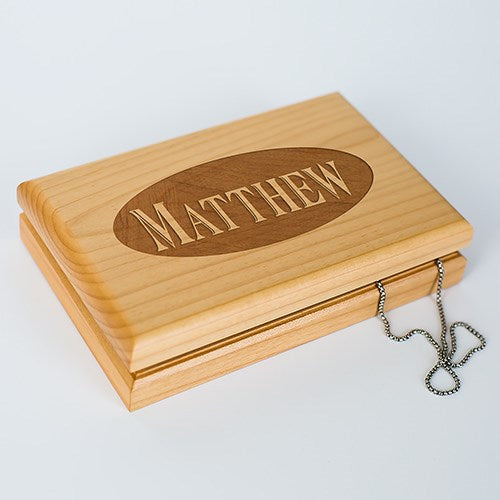 Engraved Name Valet Box