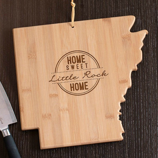 Arkansas State Shaped Cutting Board