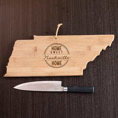 Tennessee State Shaped Cutting Board