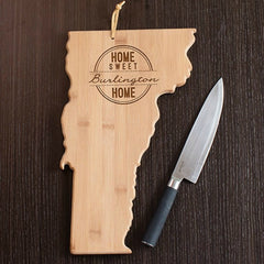 Vermont State Shaped Cutting Board