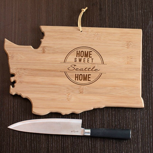 Washington State Shaped Cutting Board