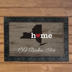 Custom Home State Doormat